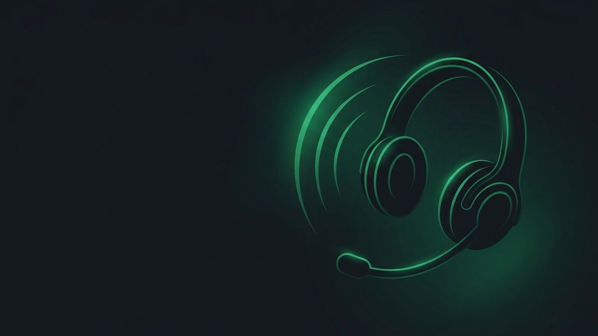 A glowing telephone headset with a soundwave, illustrating legal intake and lead response
