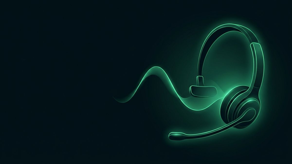 A glowing telephone headset with a soundwave, illustrating legal intake and lead response