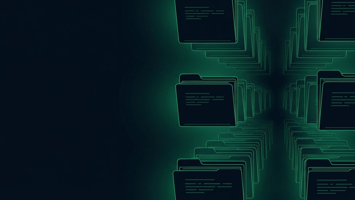 Rows of glowing legal document folders, illustrating mass tort marketing